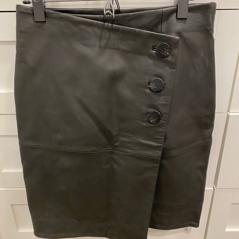 Bash leather skirt